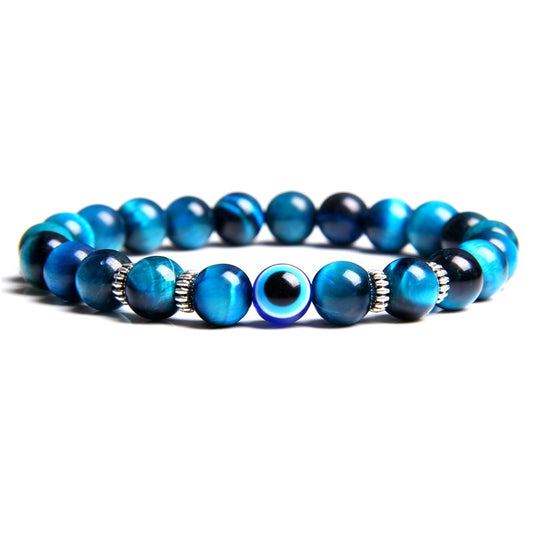 Evil Eye Bracelet - With Blue Eye Beads